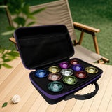Maxbell yo Special Protective Bag with Double Zipper with Handle Protection 11 Slots violet