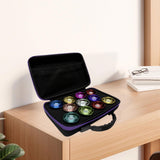 Maxbell yo Special Protective Bag with Double Zipper with Handle Protection 11 Slots violet