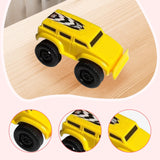 Maxbell Magnetic Wall Climbing Toy Car Anti Gravity for Kids Inertial Levitation Toy Yellow