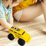 Maxbell Magnetic Wall Climbing Toy Car Anti Gravity for Kids Inertial Levitation Toy Yellow