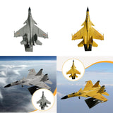 Maxbell 1/100 Diecast Fighter Model Realistic Alloy for Bookshelf Bedroom Home Grey