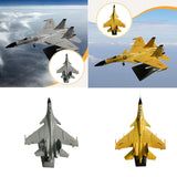 Maxbell 1/100 Diecast Fighter Model Realistic Alloy for Bookshelf Bedroom Home Grey