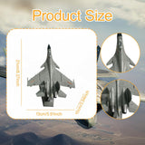 Maxbell 1/100 Diecast Fighter Model Realistic Alloy for Bookshelf Bedroom Home Grey