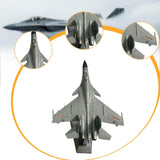 Maxbell 1/100 Diecast Fighter Model Realistic Alloy for Bookshelf Bedroom Home Grey