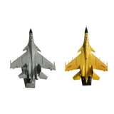 Maxbell 1/100 Diecast Fighter Model Realistic Alloy for Bookshelf Bedroom Home Grey