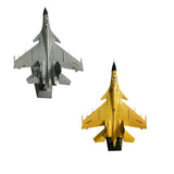 Maxbell 1/100 Diecast Fighter Model Realistic Alloy for Bookshelf Bedroom Home Grey