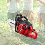 Maxbell Chainsaw Toy for Kids Funny Chain Saw for 3+ Year Olds Childrens Day Outdoor Red with Silver