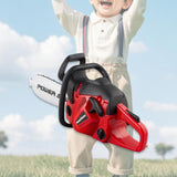 Maxbell Chainsaw Toy for Kids Funny Chain Saw for 3+ Year Olds Childrens Day Outdoor Red with Silver