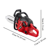 Maxbell Chainsaw Toy for Kids Funny Chain Saw for 3+ Year Olds Childrens Day Outdoor Red with Silver