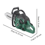 Maxbell Chainsaw Toy for Kids Funny Chain Saw for 3+ Year Olds Childrens Day Outdoor Green with Silver