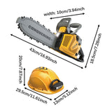 Maxbell Kids Chainsaw Toy Educational Toy for Boys Girls with Hat Pretend Play Tools