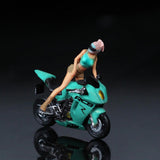 Maxbell 1/64 Standing Girl Figure Tiny People Model for Scenery Landscape Decoration