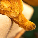 Maxbell Plush Fox Toy Living Room Decoration Lifelike Cute Plush Doll for Teens Kids