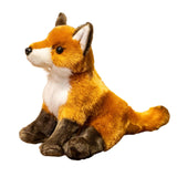 Maxbell Plush Fox Toy Living Room Decoration Lifelike Cute Plush Doll for Teens Kids