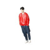 Maxbell 1:64 Home Decor Centerpiece Mini Figure Model for Study Room Bedroom Desktop Boy In Red