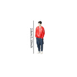 Maxbell 1:64 Home Decor Centerpiece Mini Figure Model for Study Room Bedroom Desktop Boy In Red