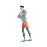 Maxbell 1:64 Home Decor Centerpiece Mini Figure Model for Study Room Bedroom Desktop Sports Man