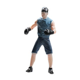 Maxbell 1:64 Home Decor Centerpiece Mini Figure Model for Study Room Bedroom Desktop Boxer
