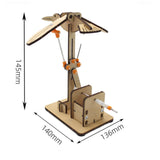 Maxbell 3D Assemble Wild Goose Model Desk Decor Hobbies Gifts Hand Crank Science Toy