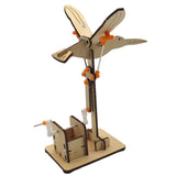 Maxbell 3D Assemble Wild Goose Model Desk Decor Hobbies Gifts Hand Crank Science Toy