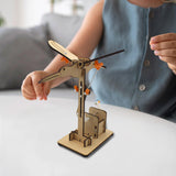 Maxbell 3D Assemble Wild Goose Model Desk Decor Hobbies Gifts Hand Crank Science Toy