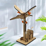 Maxbell 3D Assemble Wild Goose Model Desk Decor Hobbies Gifts Hand Crank Science Toy