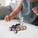 Maxbell Educational DIY Craft Kit Unpainted Birthday Gift Mini Toy Stem Learning Toy