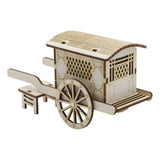 Maxbell DIY Chinese Carriage Model Wood Stem Project Toy Educational Science Toy Kit