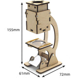 Maxbell Kids DIY Microscope Science Set Material Package Creative Educational Crafts