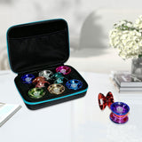 Maxbell Professional Yoyo Storage Case Interior Mesh Bag 6 Yoyo Storage Compartments blue
