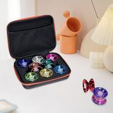Maxbell Professional Yoyo Storage Case Interior Mesh Bag 6 Yoyo Storage Compartments orange