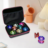 Maxbell Professional Yoyo Storage Case Interior Mesh Bag 6 Yoyo Storage Compartments rose red