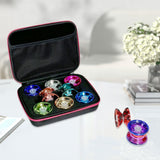 Maxbell Professional Yoyo Storage Case Interior Mesh Bag 6 Yoyo Storage Compartments rose red
