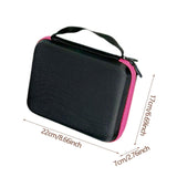 Maxbell Professional Yoyo Storage Case Interior Mesh Bag 6 Yoyo Storage Compartments rose red