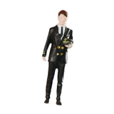 Maxbell 1:64 Boy Model Figure Pose Scene Ornament Tiny People Miniature Scenes Decor uniform