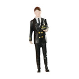 Maxbell 1:64 Boy Model Figure Pose Scene Ornament Tiny People Miniature Scenes Decor uniform