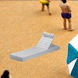 Maxbell 1/64 Miniature Scenes Realistic Layout Props Collectibles Resin Figure Model Beach Chair