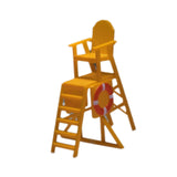 Maxbell 1/64 Miniature Scenes Realistic Layout Props Collectibles Resin Figure Model Lifesaving Chair