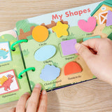 Maxbell Busy Sticker Book Homeschool Activities Learning Toy for Birthday Gifts Kids 12 Pages