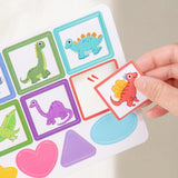 Maxbell Busy Sticker Book Homeschool Activities Learning Toy for Birthday Gifts Kids 12 Pages