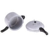 Maxbell 1/12 Dollhouse Pressure Cooker Mini Alloy Model for Kids Children Boys Girls