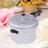 Maxbell 1/12 Dollhouse Pressure Cooker Mini Alloy Model for Kids Children Boys Girls