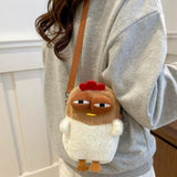 Maxbell Chicken Shoulder Bag Casual Crossbody for Birthday Gift Indoor Outdoor Party