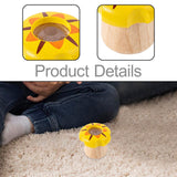 Maxbell Wooden Kaleidoscope Sensory Kids Rotating Kaleidoscope for over 3+ Years Old