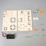 Maxbell TOY Wood Puzzles Self Assembly Tricycle Model DIY Educational Toy for Adults