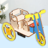 Maxbell TOY Wood Puzzles Self Assembly Tricycle Model DIY Educational Toy for Adults