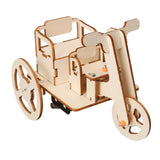 Maxbell TOY Wood Puzzles Self Assembly Tricycle Model DIY Educational Toy for Adults