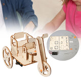 Maxbell TOY Wood Puzzles Self Assembly Tricycle Model DIY Educational Toy for Adults