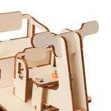 Maxbell TOY Wood Puzzles Self Assembly Tricycle Model DIY Educational Toy for Adults