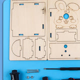 Maxbell Kids DIY Pencil Sharpener Making Set Gift Material Package Technology Gadget